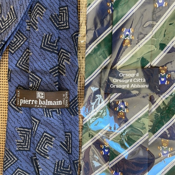 Vintage Designer Men's Ties Set of 4 - Picture 5 of 5